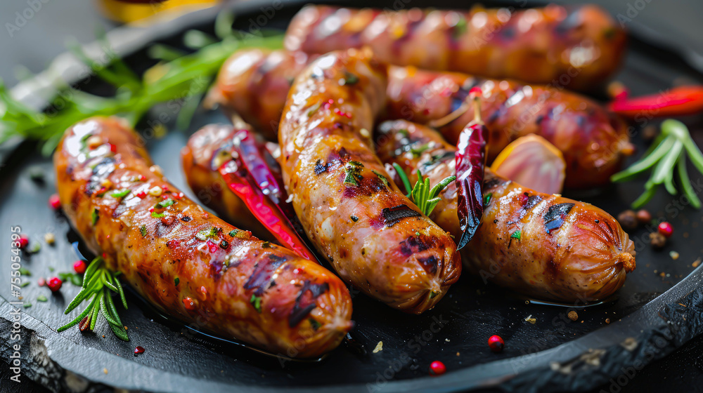 Flavorful Treats: Grilled Sausages. Flavorful Treats: Grilled Sausages.