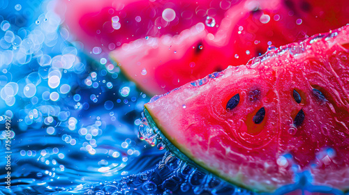 Summer refreshment: a watermelon delight. 