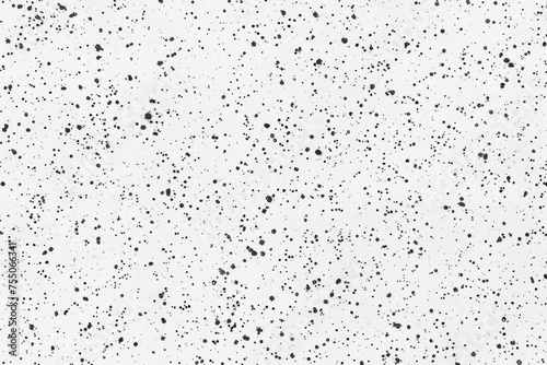 Black Dots Texture on White Background