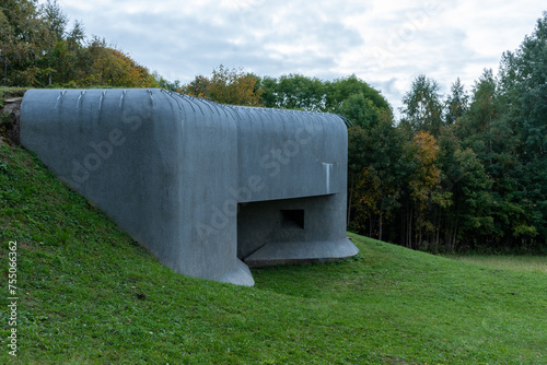 oberirdischer Schutzbunker in Tschechien