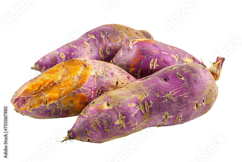 purple carrot isolated
