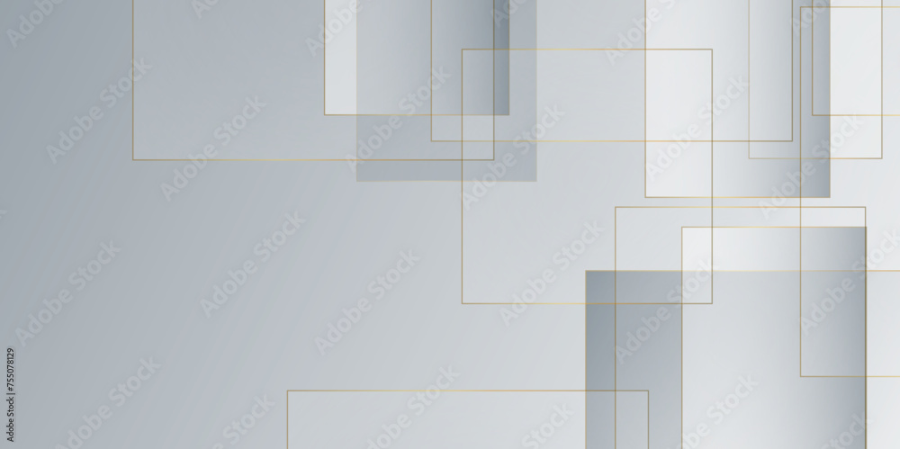 multiple gray paper overlap on the blue background with white color square pattern on banner with shadow. creative geometric rectangle pattern texture. vector illustration Minimalist, trendy design. multiple gray paper overlap on the blue background with white color square pattern on banner with shadow. creative geometric rectangle pattern texture. vector illustration Minimalist, trendy design.