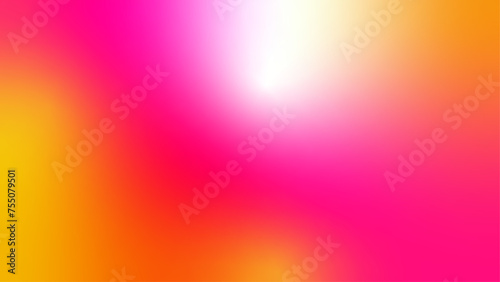 Abstract soft gradient background vibrant magenta red violet and orange shaded effect