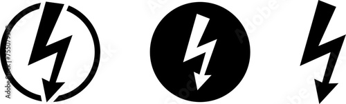 Electric power vector icon, Lightning symbol. Lightning bolt sign. Energy and thunder electricity symbol. Power or fast speed icon logotype UI, app, website element. Free Download Electric power vector icon, Lightning symbol. Lightning bolt sign. Energy and thunder electricity symbol. Power or fast speed icon logotype UI, app, website element. - GFXLoad