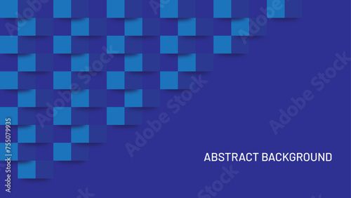 Abstract blue vector background. Banner pattern background template. Flyer background. 