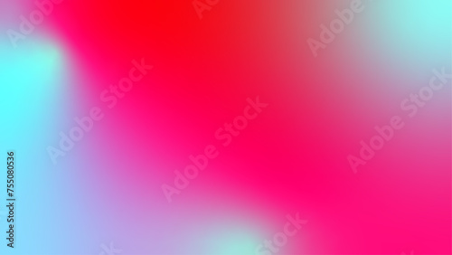 Abstract soft gradient background vibrant magenta red violet and light blue shaded effect