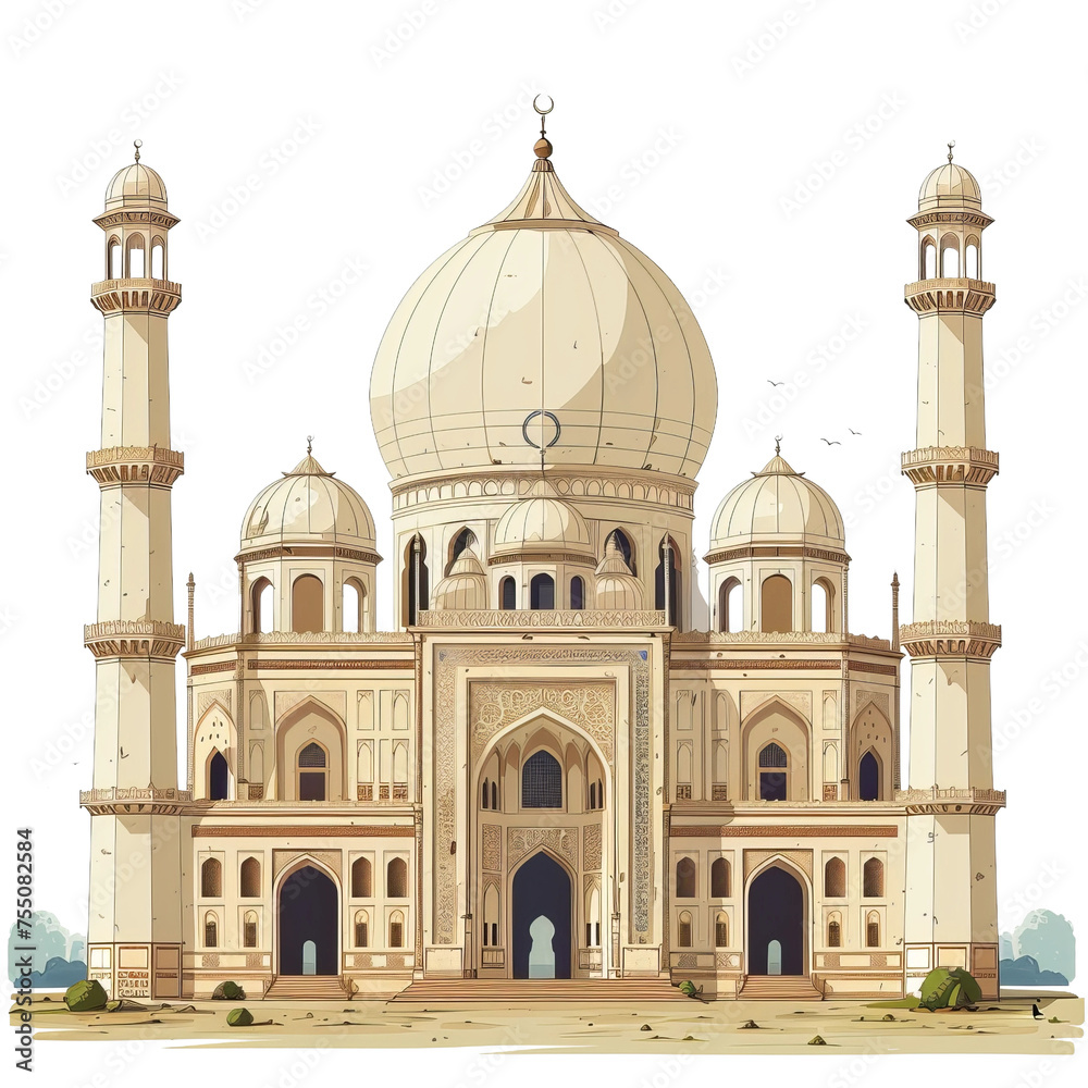 Fototapeta premium taj mahal agra country