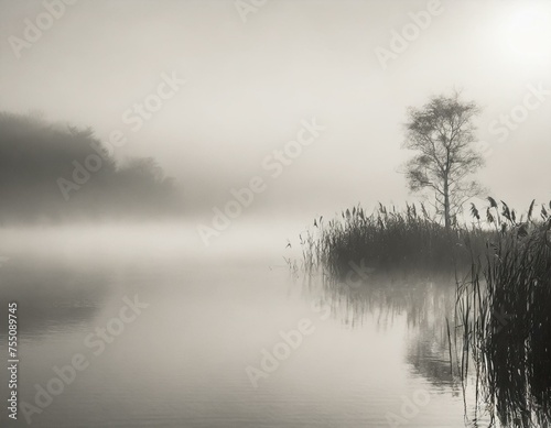 Misty morning on the river