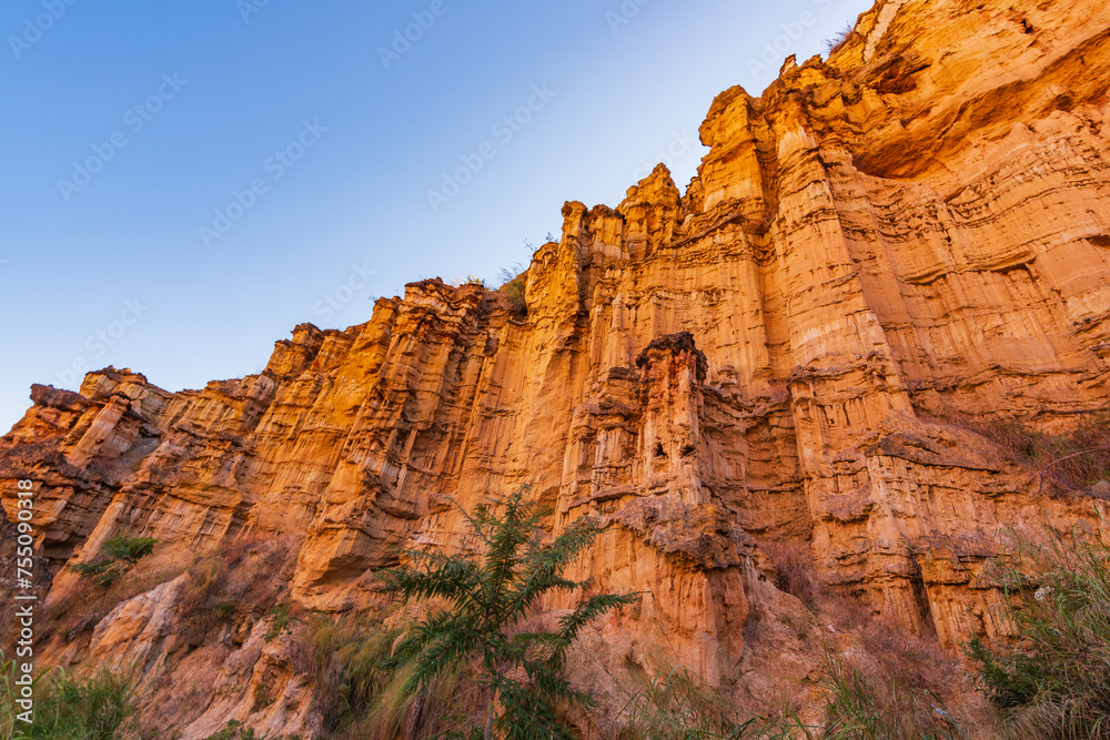 Landscape of Chuxiong Yuanmou Tulin in Yunnan, China Landscape of Chuxiong Yuanmou Tulin in Yunnan, China