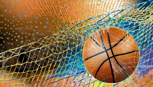 basketball background © Claudio