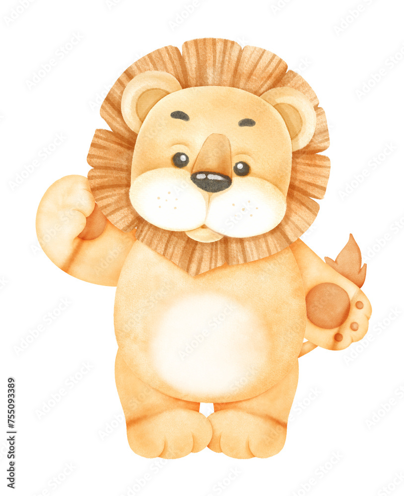 Fototapeta premium Cute Lion