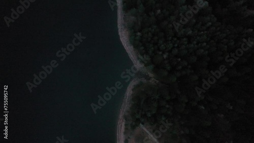 Vista aerea con drone del 