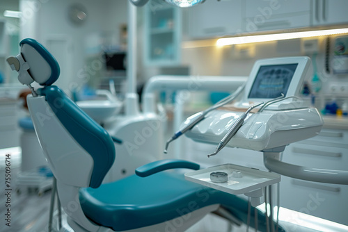 Modern Dental Clinic Interior with Advanced Equipment
