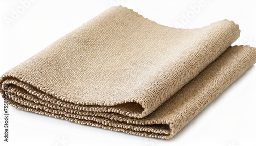 beige fabric swatch samples texture isolated with clipping path