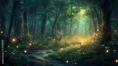 The Whispering Woods: A Sanctuary of Magic. photo