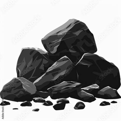 black stones