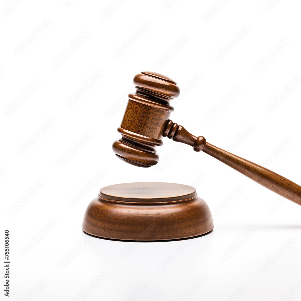 court gavel white background, professional photo сreated with Generative Ai court gavel white background, professional photo сreated with Generative Ai