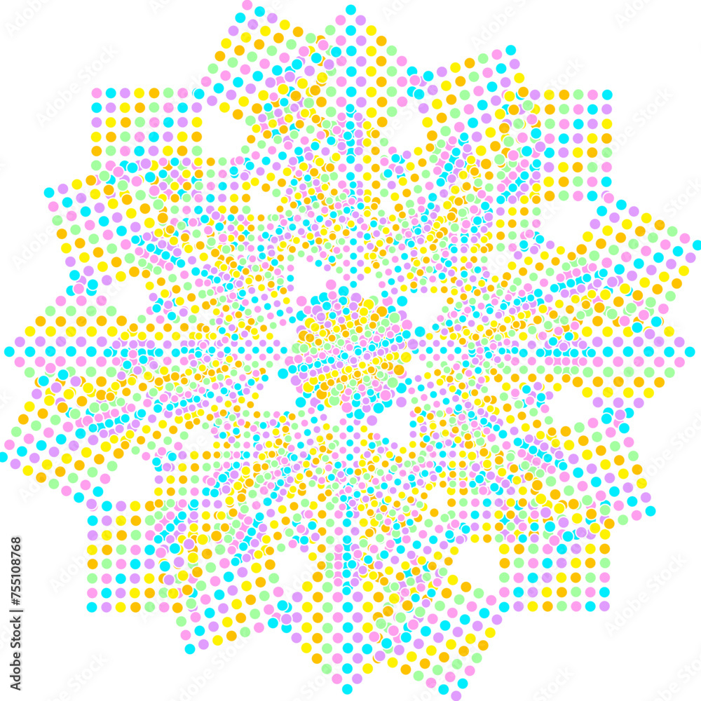 Obraz premium pastel pattern honeycomb49