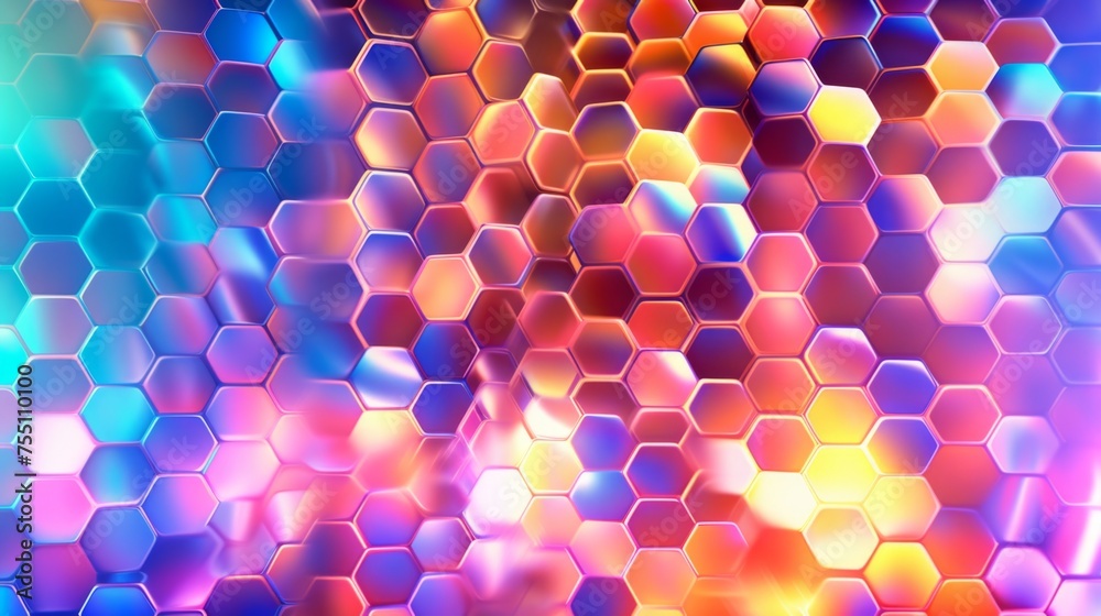 Abstract holographic background. Generative AI Abstract holographic background. Generative AI