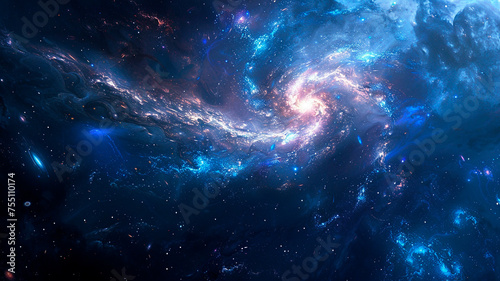 nebula and galaxy space  deep space background. elements of this image