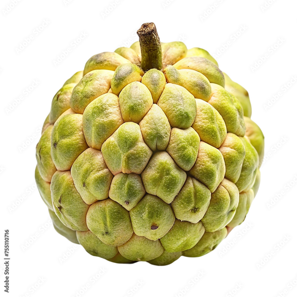 Custard apple. isolated on a transparent background. Custard apple. isolated on a transparent background.