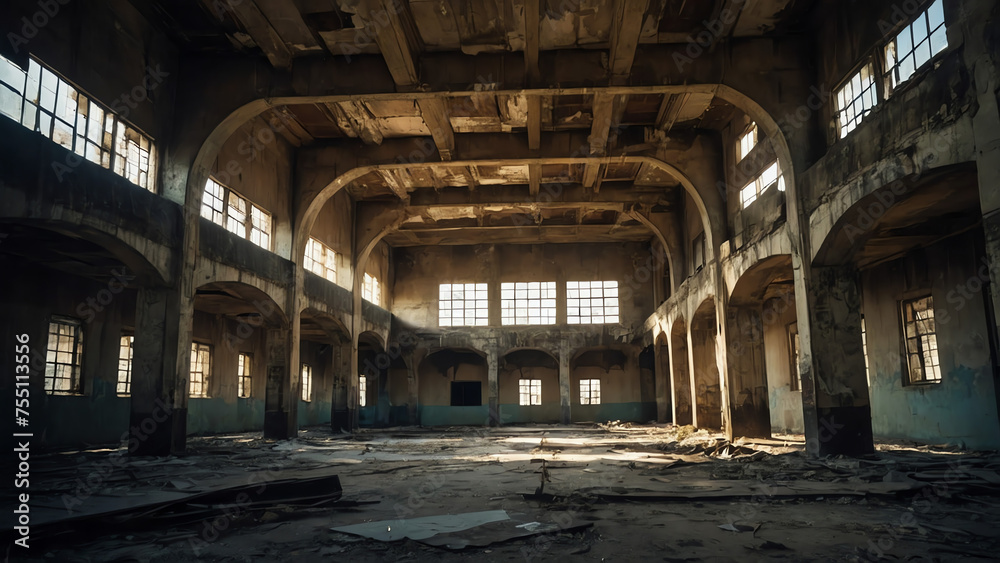 Obraz premium Neglected Buildings: Recent Observations in Construction Neglect