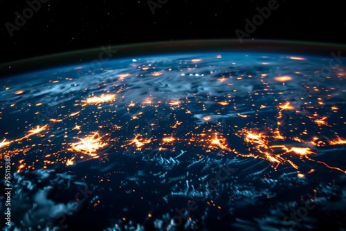 Earths Night Lights From Space photo