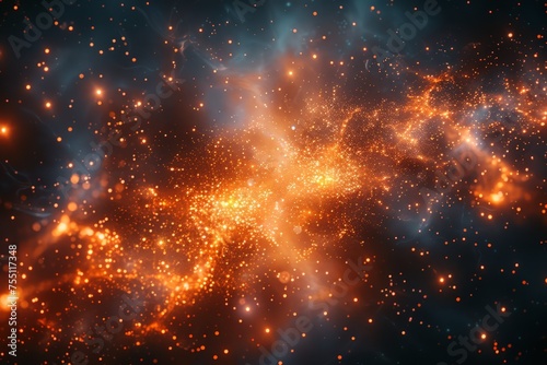 Astral Cluster Illuminates Night Sky