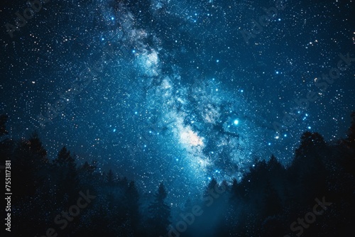 Night Sky Filled With Stars