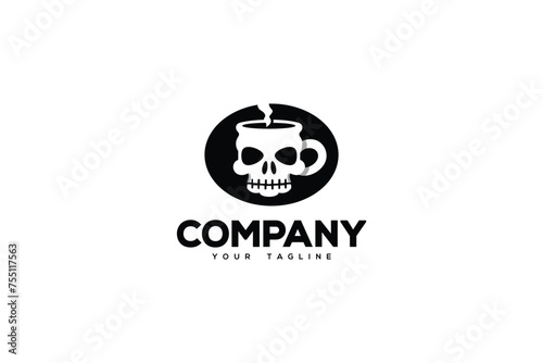 Bottle Logo Design - Skull Logo Design - Food and Drinks Logo Design