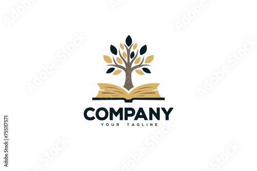 Wallpaper Mural Tree Logo Design - Book and Tree Logo Design - Book Logo Design	
 Torontodigital.ca