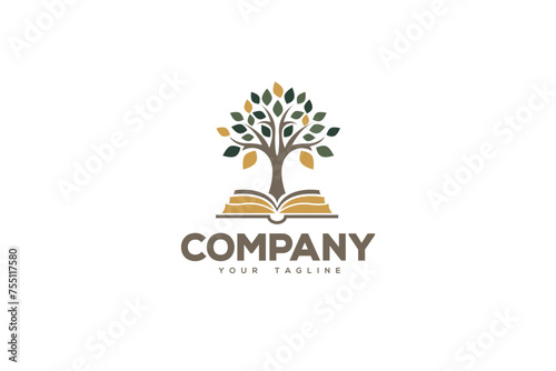 Wallpaper Mural Tree Logo Design - Book and Tree Logo Design - Book Logo Design	
 Torontodigital.ca