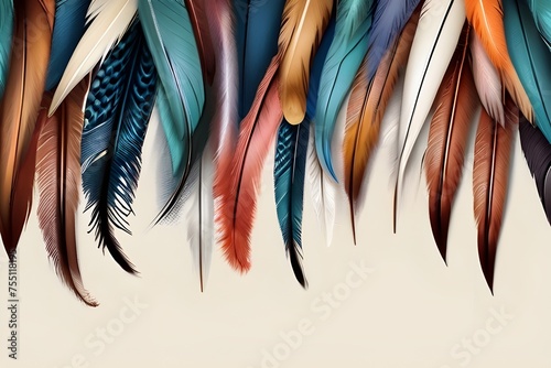Vibrant Bird Feathers