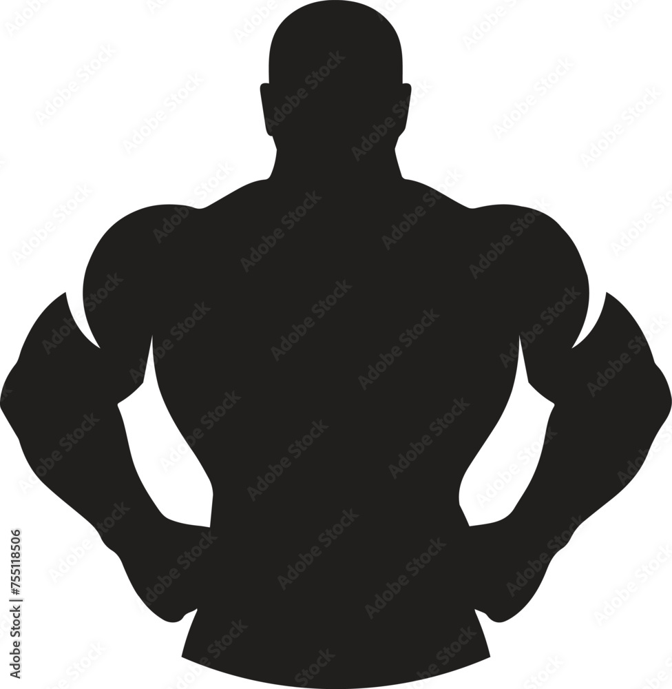Muscular bodybuilder vector silhouette illustration isolated on white background. Sport man strong arms show in different pose. Body builder athlete showing muscles. Muscular bodybuilder vector silhouette illustration isolated on white background. Sport man strong arms show in different pose. Body builder athlete showing muscles.