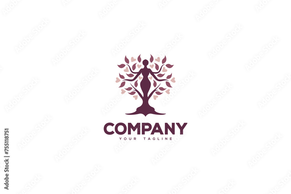 Tree Logo Design - Nature Logo Design - Beauty Logo Design Tree Logo Design - Nature Logo Design - Beauty Logo Design