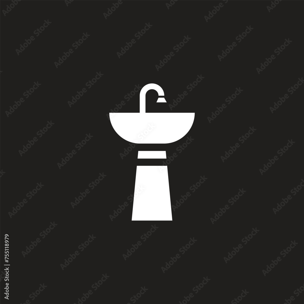 Bathroom sink unit line icon set, outline vector sign, linear style pictogram isolated on white background Bathroom sink unit line icon set, outline vector sign, linear style pictogram isolated on white background