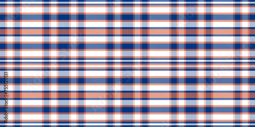 Gingham pattern background. Retro tablecloth texture. Abstract color full of Scott pattern. Pastel gingham seamless background for print on fabric. Vector art.