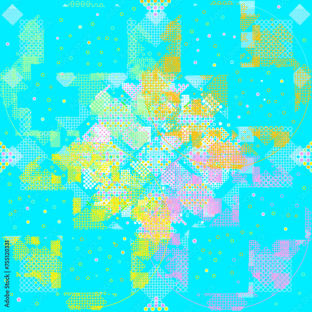 pastel pattern honeycomb91