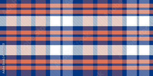 Gingham pattern background. Retro tablecloth texture. Abstract color full of Scott pattern. Pastel gingham seamless background for print on fabric. Vector art.