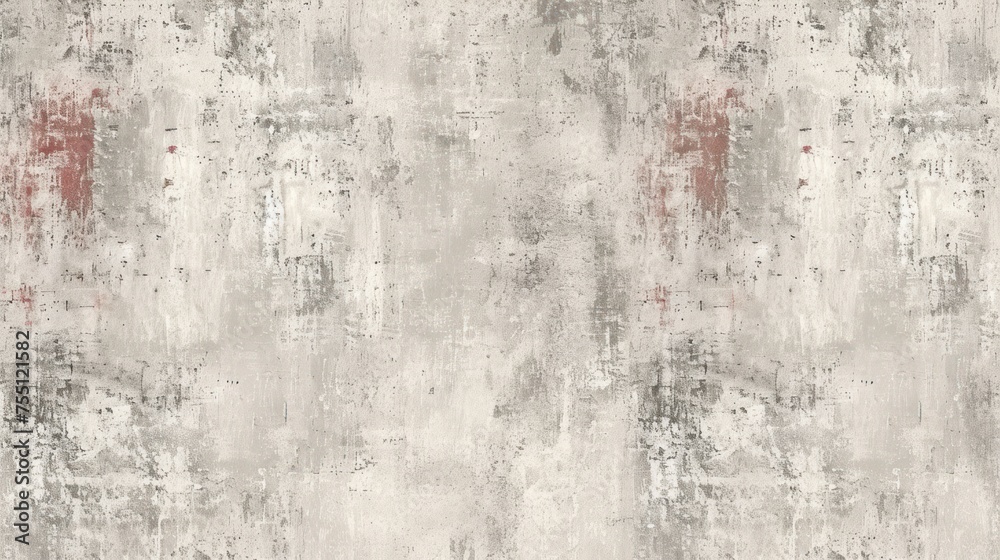 Fototapeta premium a grungy textured wall with a red and white design on the bottom and bottom of the wall.