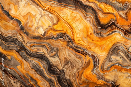 Brown and Black Marble Close Up