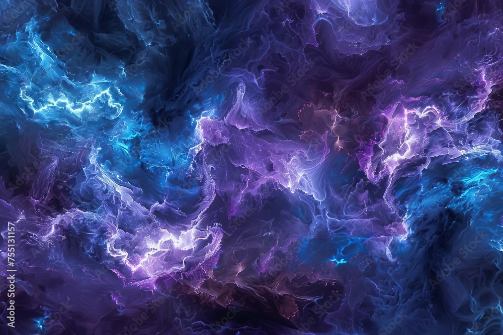 Fototapeta premium Space-themed abstract background Featuring a mesmerizing blend of cosmic patterns and colors Perfect for creative and scientific projects