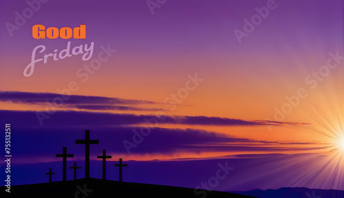 Good Friday Copy space text Background