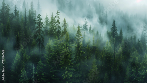 Into the Woods  A Journey Through the Misty Evergreens of the Pacific Northwest
