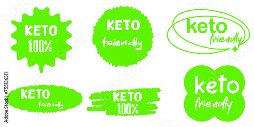 Set of  keto friendly