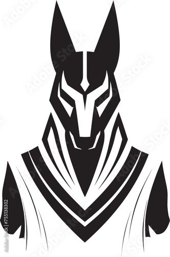 Abstract Enigma An Anubis Mascot Jackals Passage An Anubis Logo Design