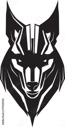 Modern Guardian Spirit An Abstract Anubis Icon for Protection Anubis Transformed A Sleek Mascot Logo Design for Modern Brands