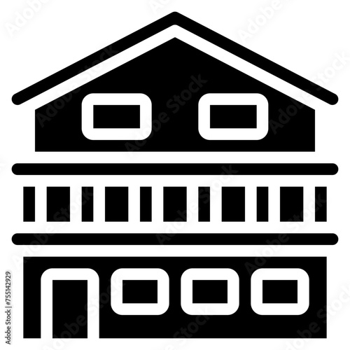 Chalet Building Icon