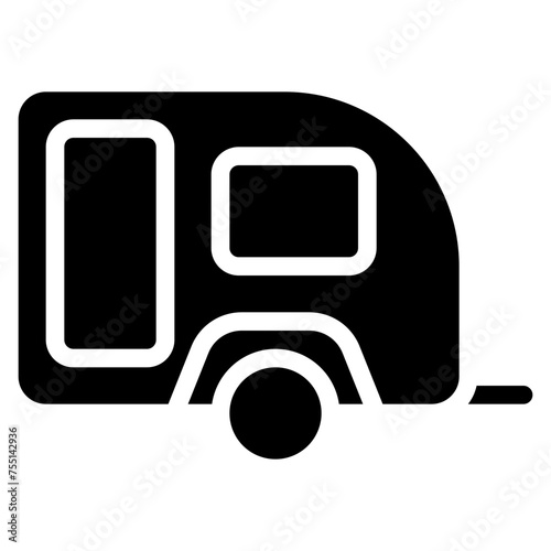Two Wheel Caravan Icon