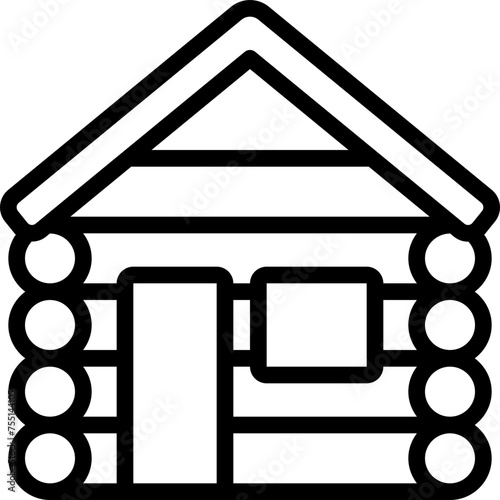 Log Cabin Icon